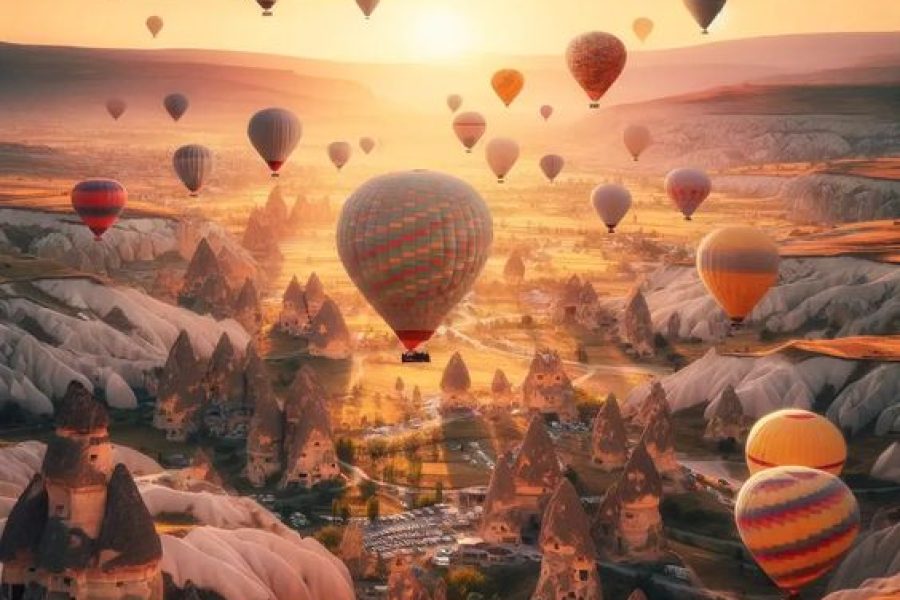 Turkey: Hot Air Balloon Ride in Cappadocia